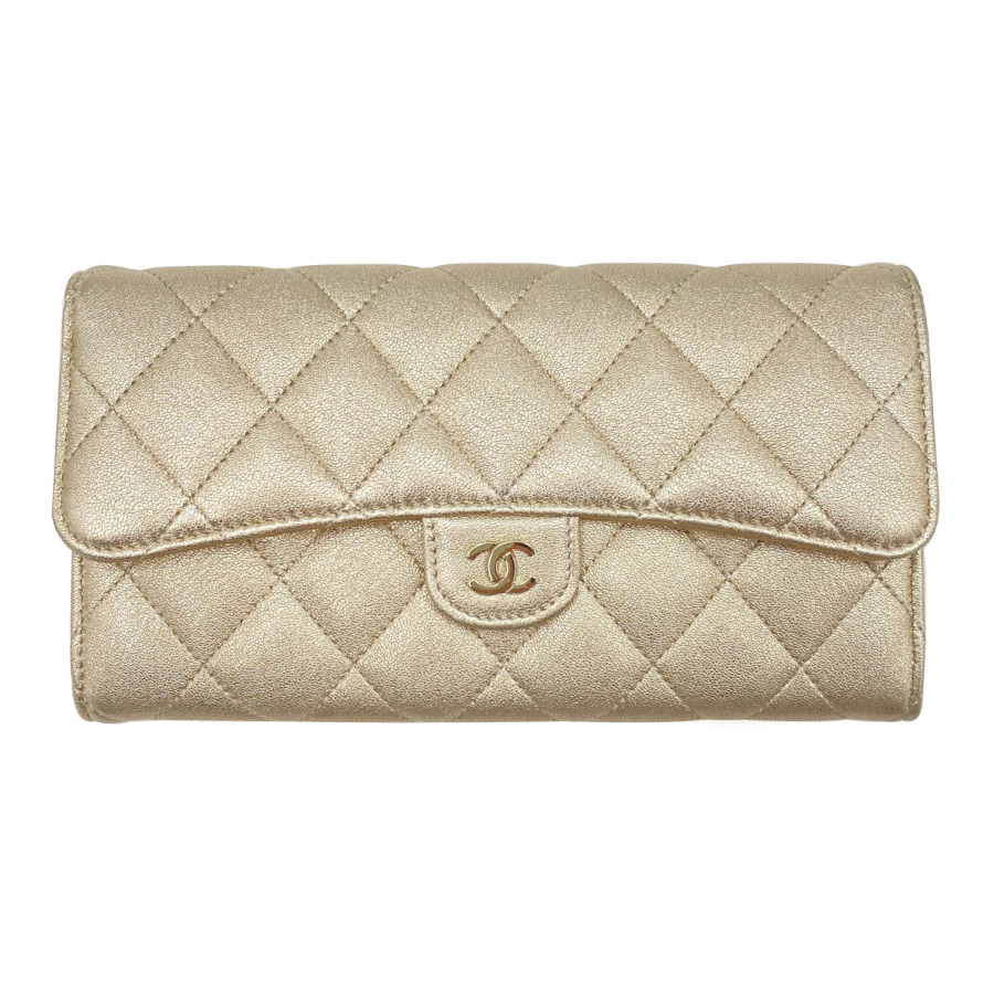 楽天市場】シャネル CHANEL 長財布 クラシック CLASSIC フラップ