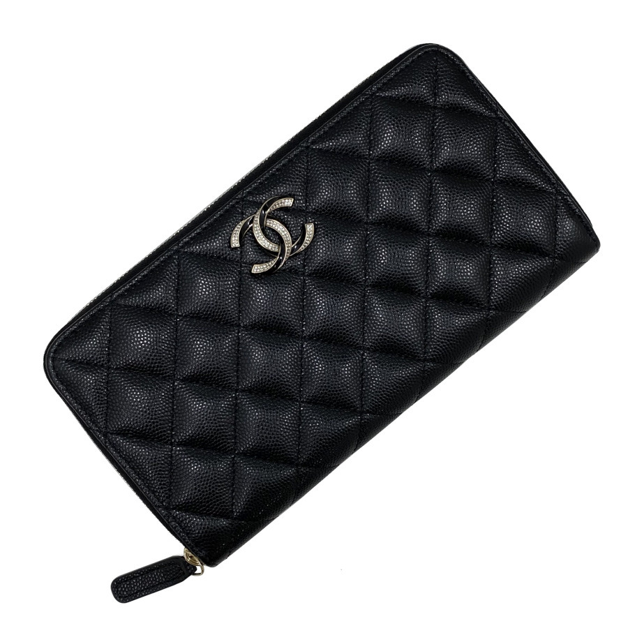 楽天市場】シャネル CHANEL 長財布 ラウンドファスナー ロングジップ