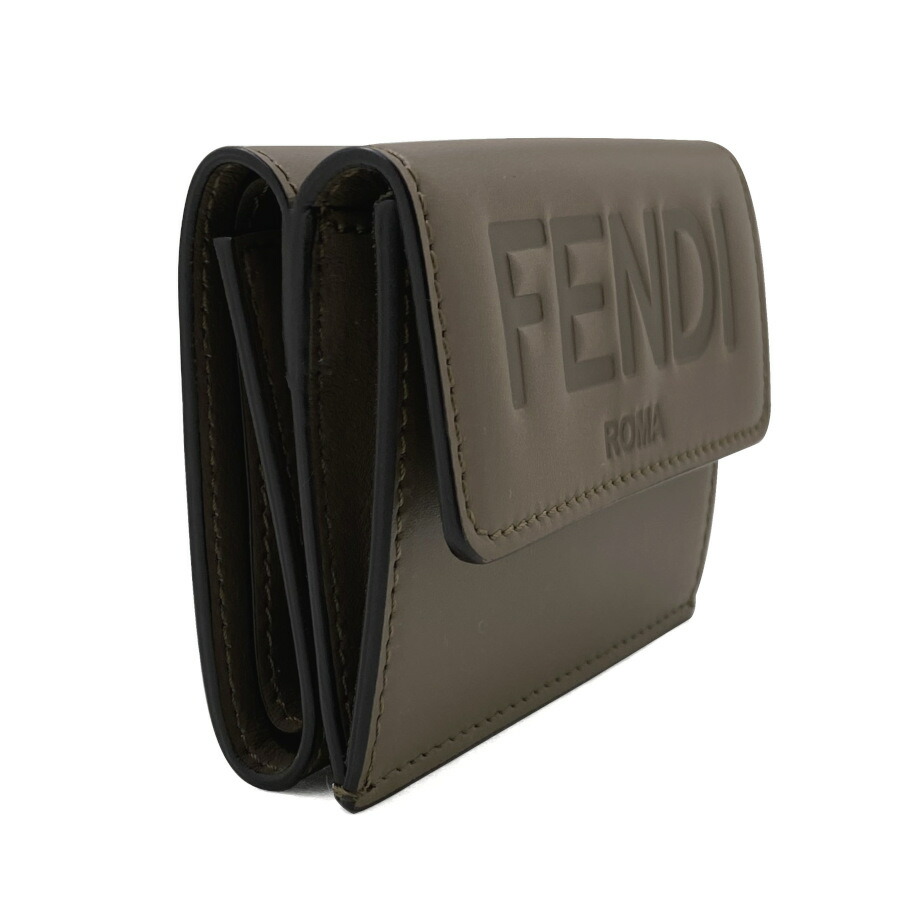 楽天市場】フェンディ FENDI ロゴ マイクロ 三つ折り財布 コンパクト