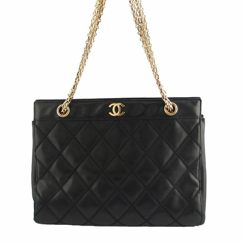 楽天市場】シャネル CHANEL マトラッセ チェーントートバッグ