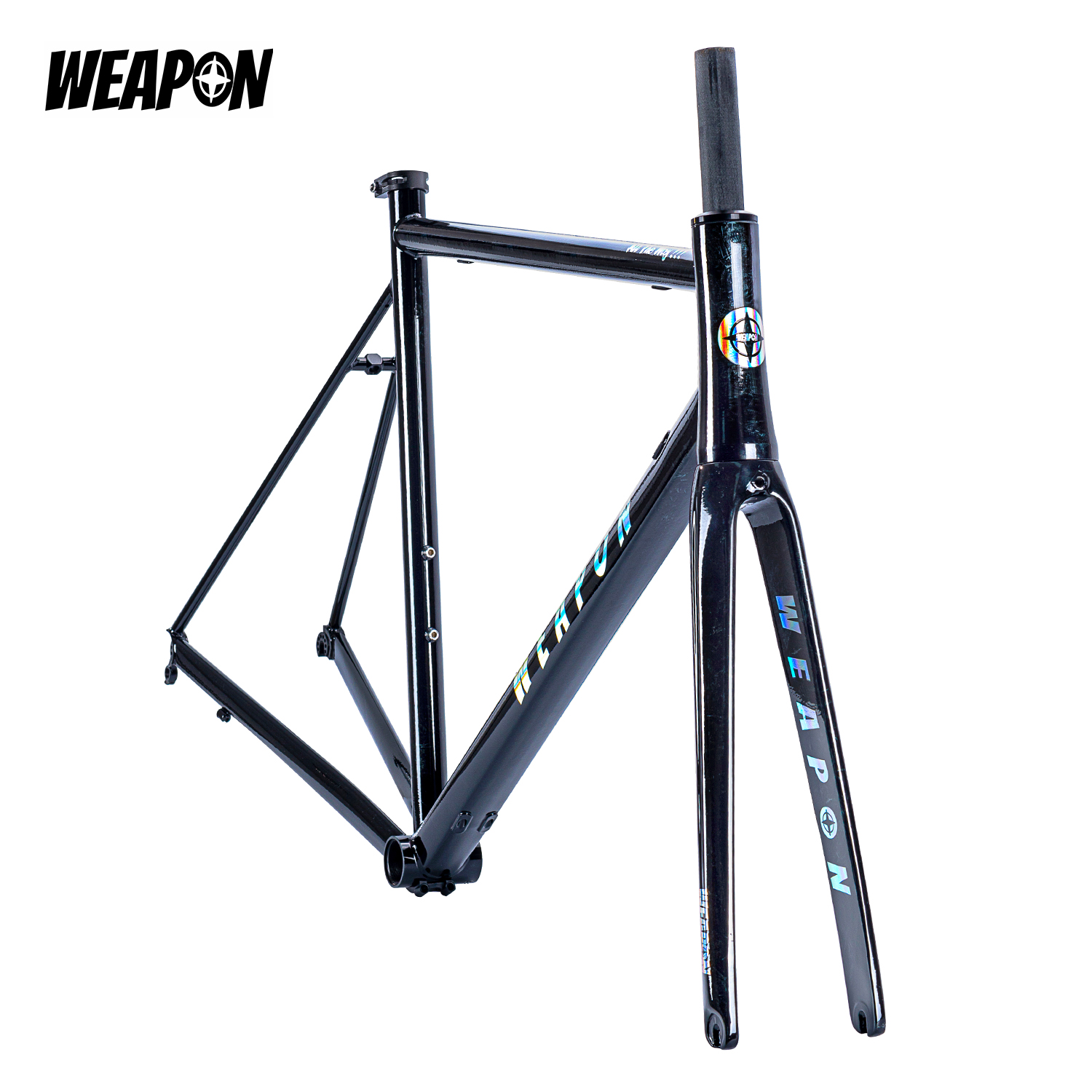 Steel Road Bike Frame set - WEAPON CR03 - Inner Cabling, Sale !