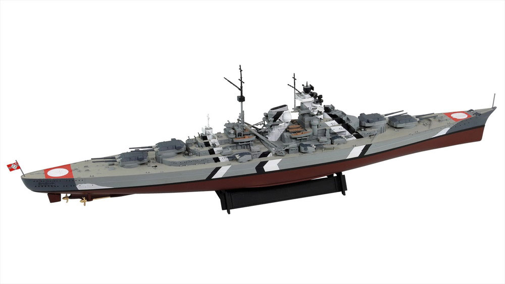 W261NH 1/700 ドイツ海軍 戦艦 ビスマルク（ティルピッツ製作可能） 旗