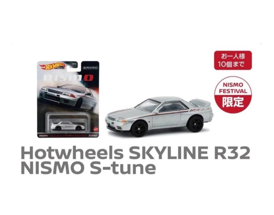 Hot Wheels Nissan Skyline GT-R BNR32 Zamac 2024 Premium Nismo