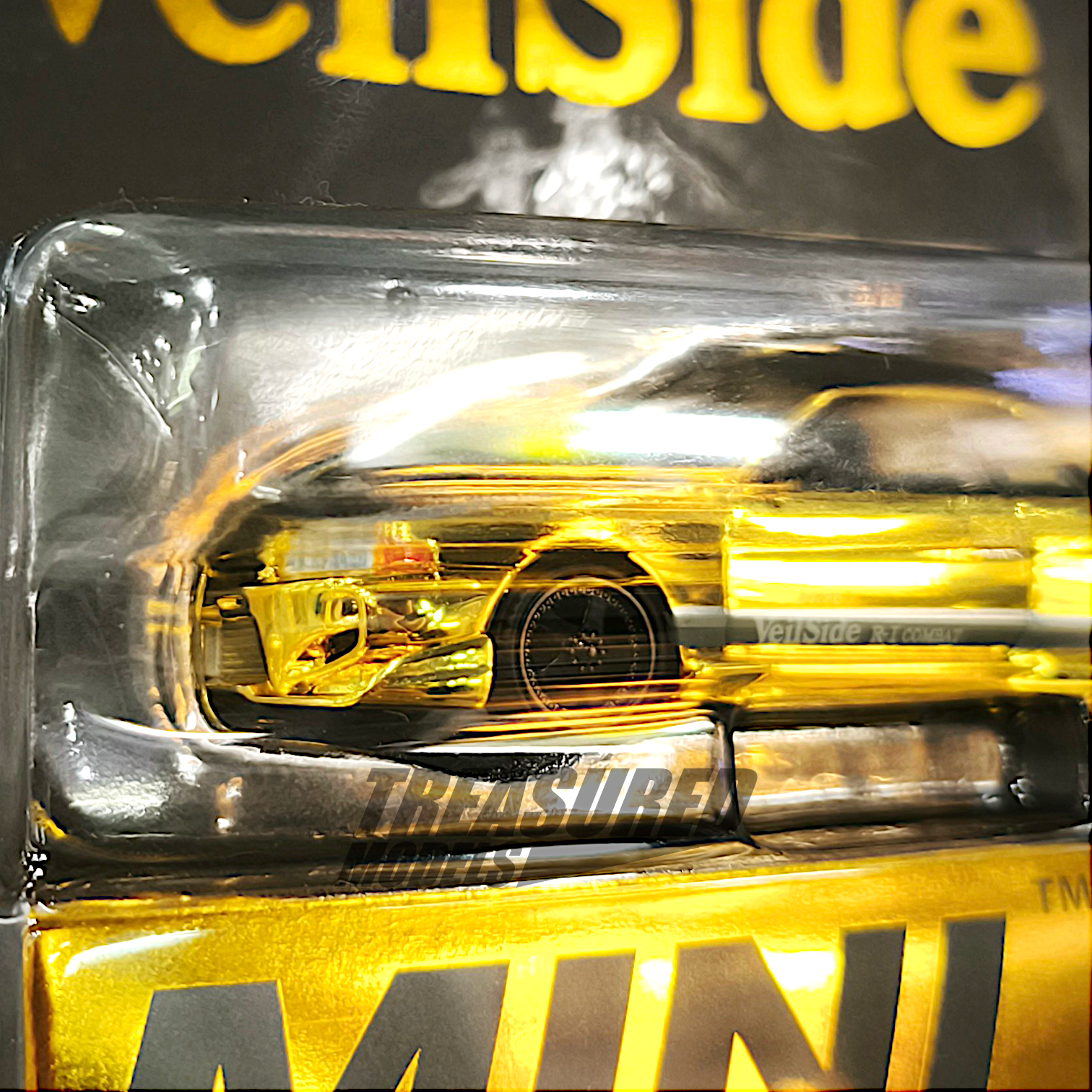 Mini GT Nissan Skyline GT-R R32 VeilSide Combat C-I Gold Chrome