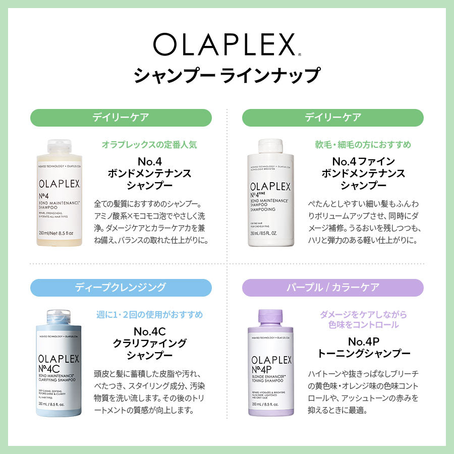 オラプレックス正規販売店】オラプレックス No.4 ボンドメンテナンス