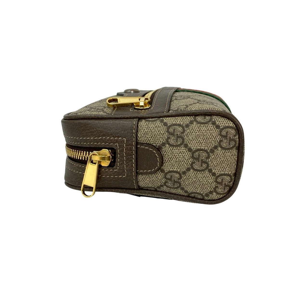 GUCCI グッチ ggキャンバス ウエストポーチ BR×BE/ボディバッグ バッグ