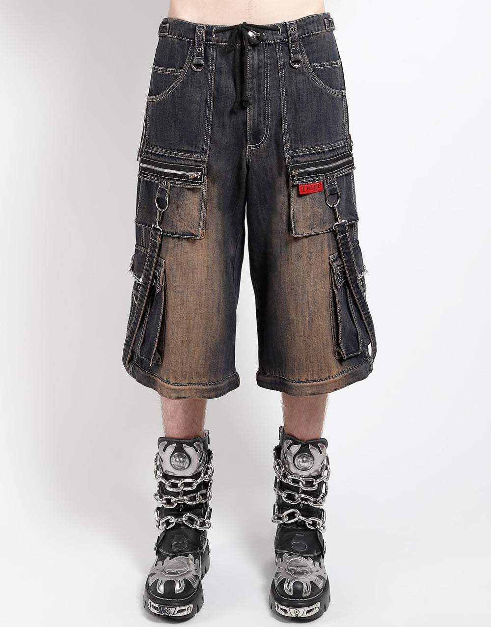 TRIPP NYC - ZIP LOCK PANT DIRTY WASH BLUE DENIM
