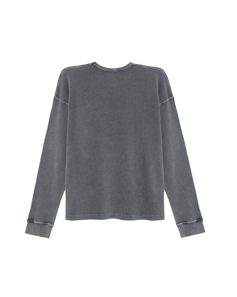 Antracita Basic Waffle Long Sleeve – Twojeys
