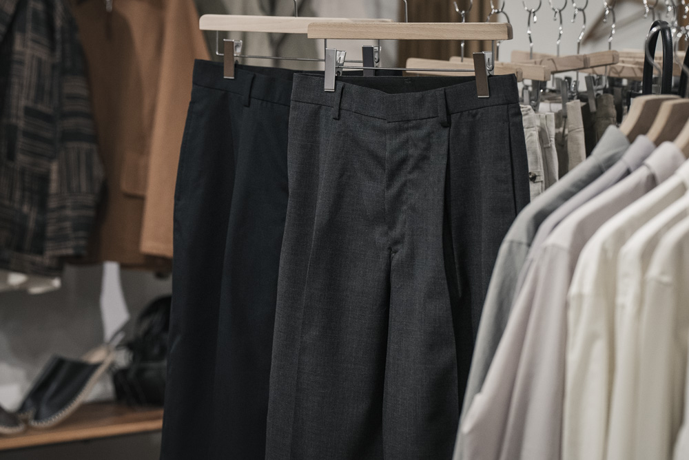 WIRROW -Wool Tropical Wide Slacks- | twelve blog
