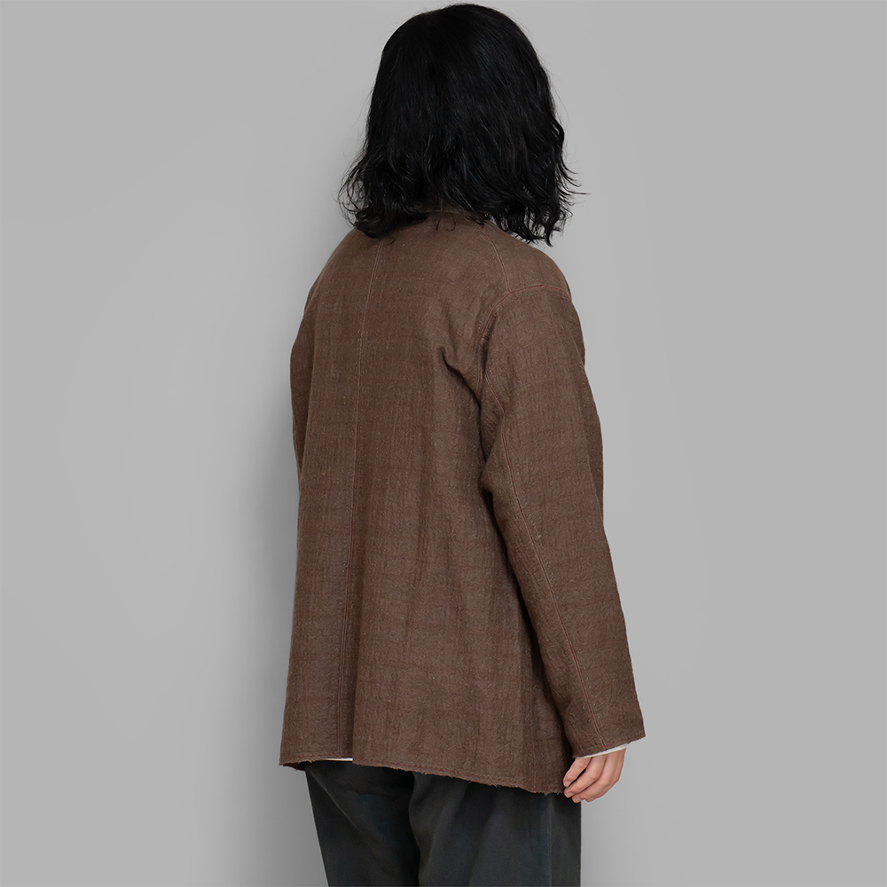 MAATEE&SONS / Gupta Wool W Face Coverall (Brown) | twelve