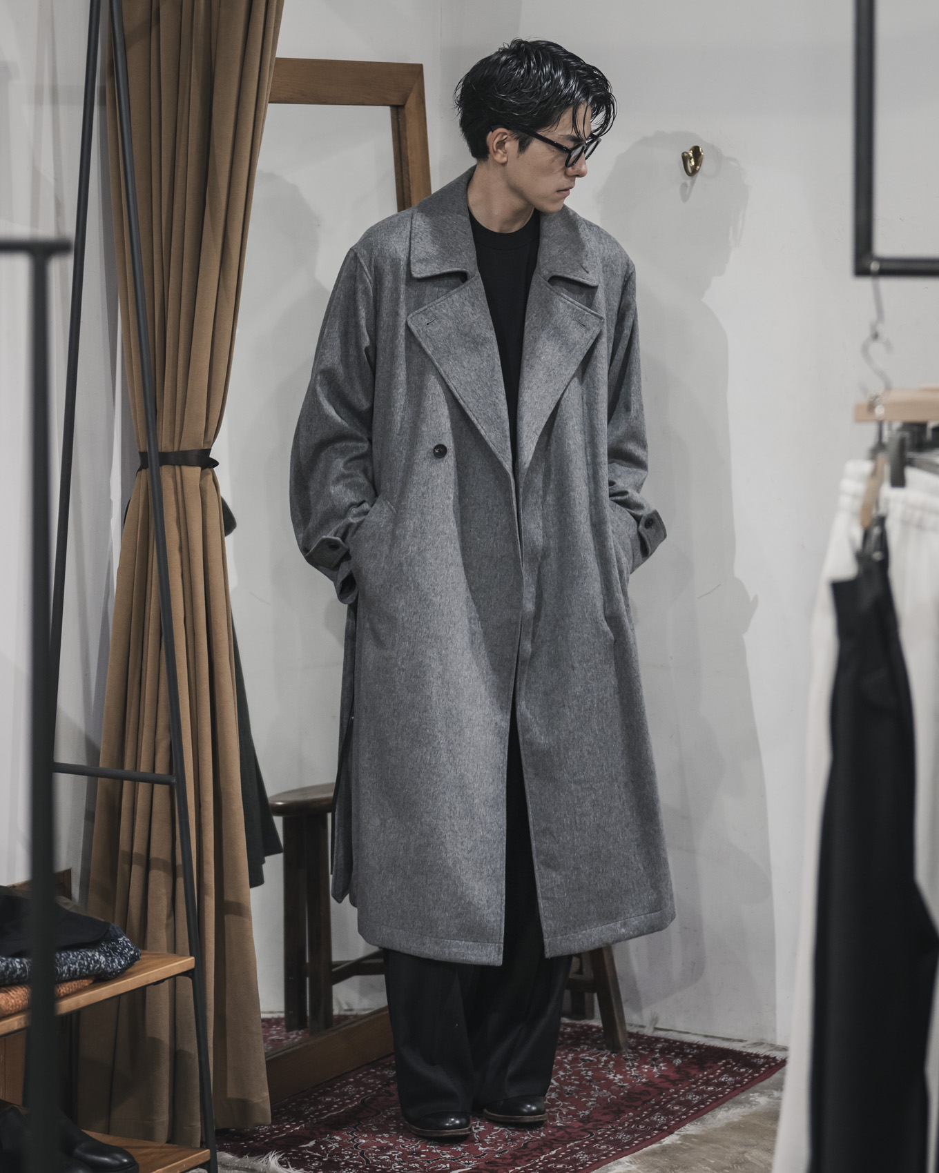 ssstein / Oversized Double Breasted Coat | twelve
