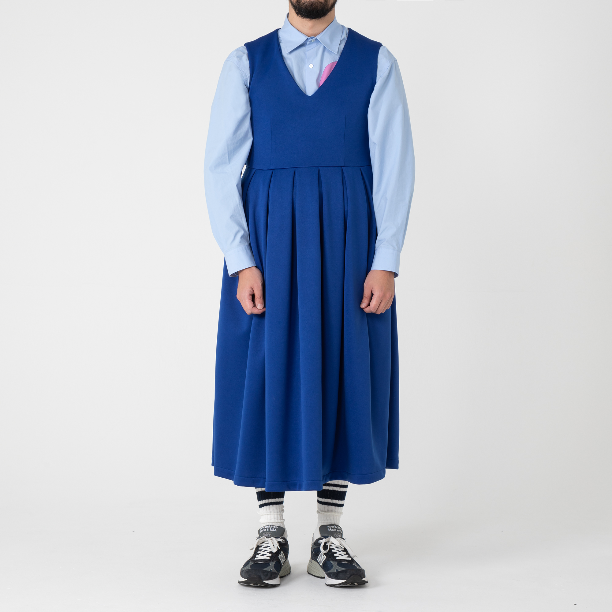 門倉太久斗/22世紀ジェダイ jersey midi dress blue / TXA-TENGA by