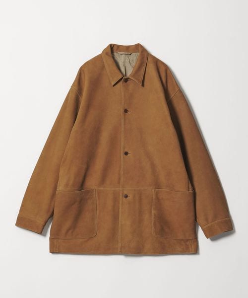 Steven Alan＞ ゴート スエード レザー カバーオール