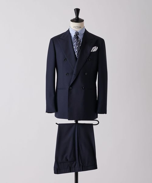 Vitale Barberis Canonico/6B ダブルブレスト スーツ MC―MODEL