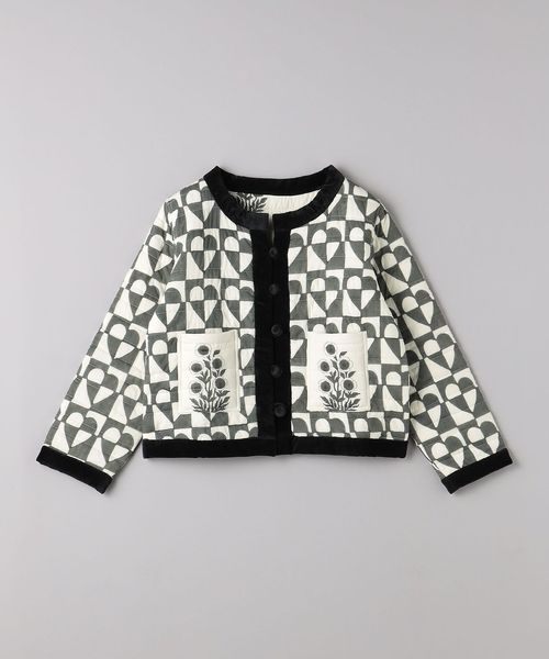 SZ Blockprints＞HEART/POPPY リバーシブル ジャケット