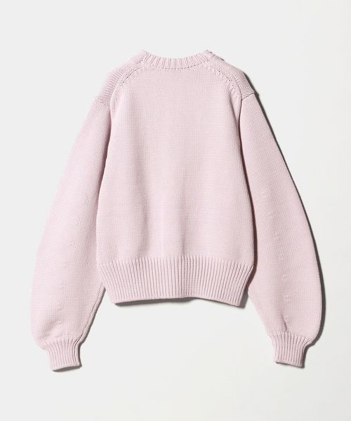H＞コットンナイロン リリヤーン カーディガン