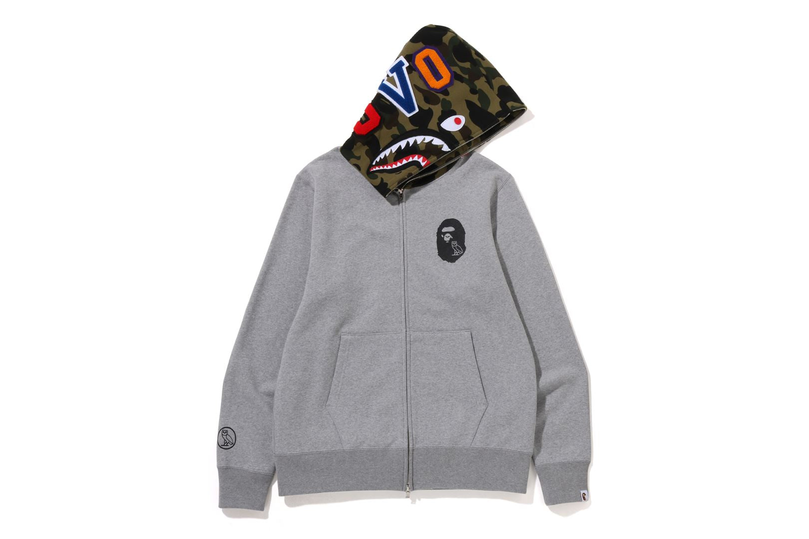 A BATHING APE® X OVO Shark Full Zip Hoodie | Bape official website