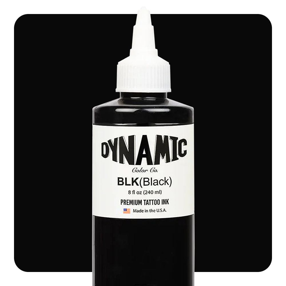 Dyamic Black Tattoo Ink (8oz Bottle) | Ultimate Tattoo Supply