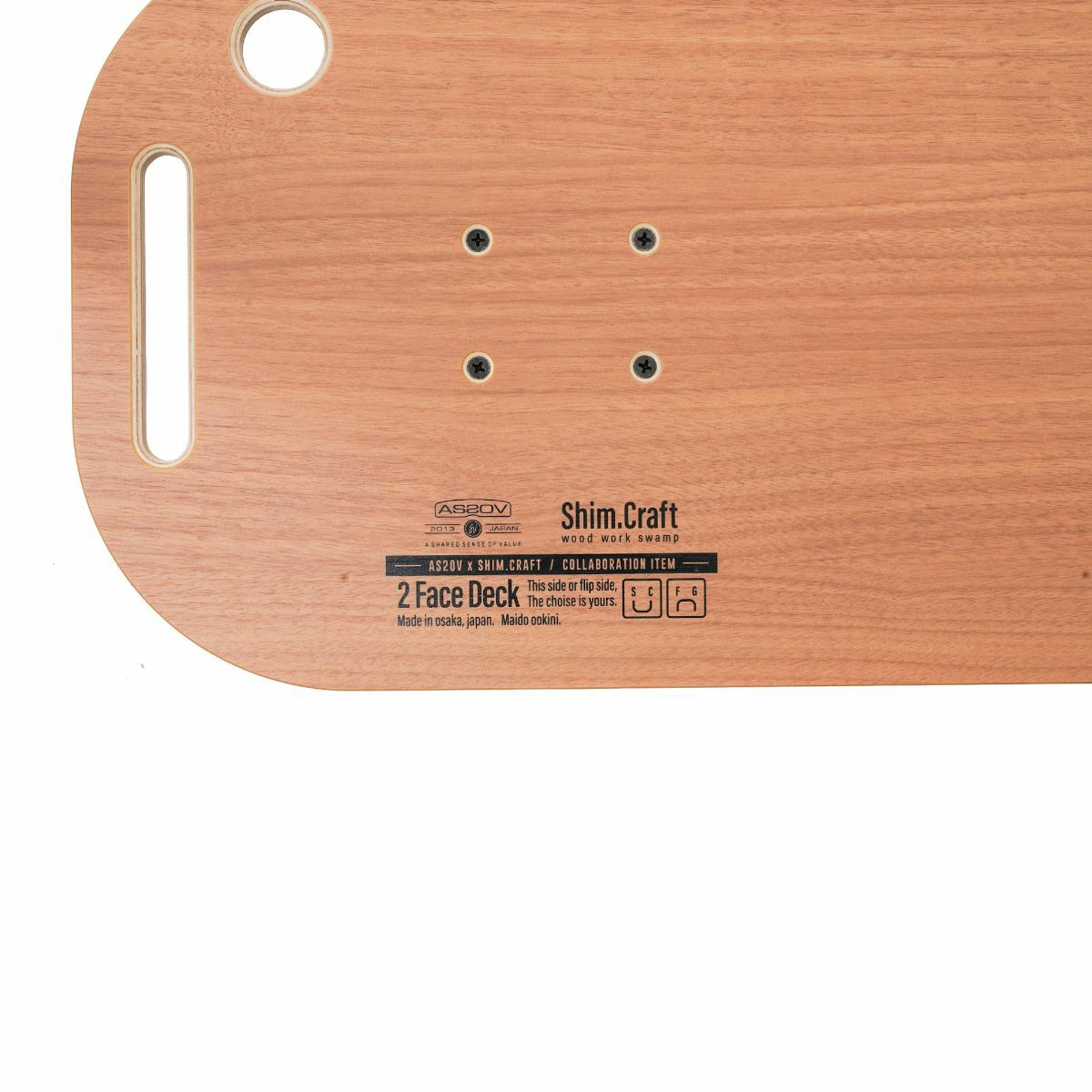 Shim.craft (シムクラフト) × AS2OV 別注 2Face Deck Wood/Midnight