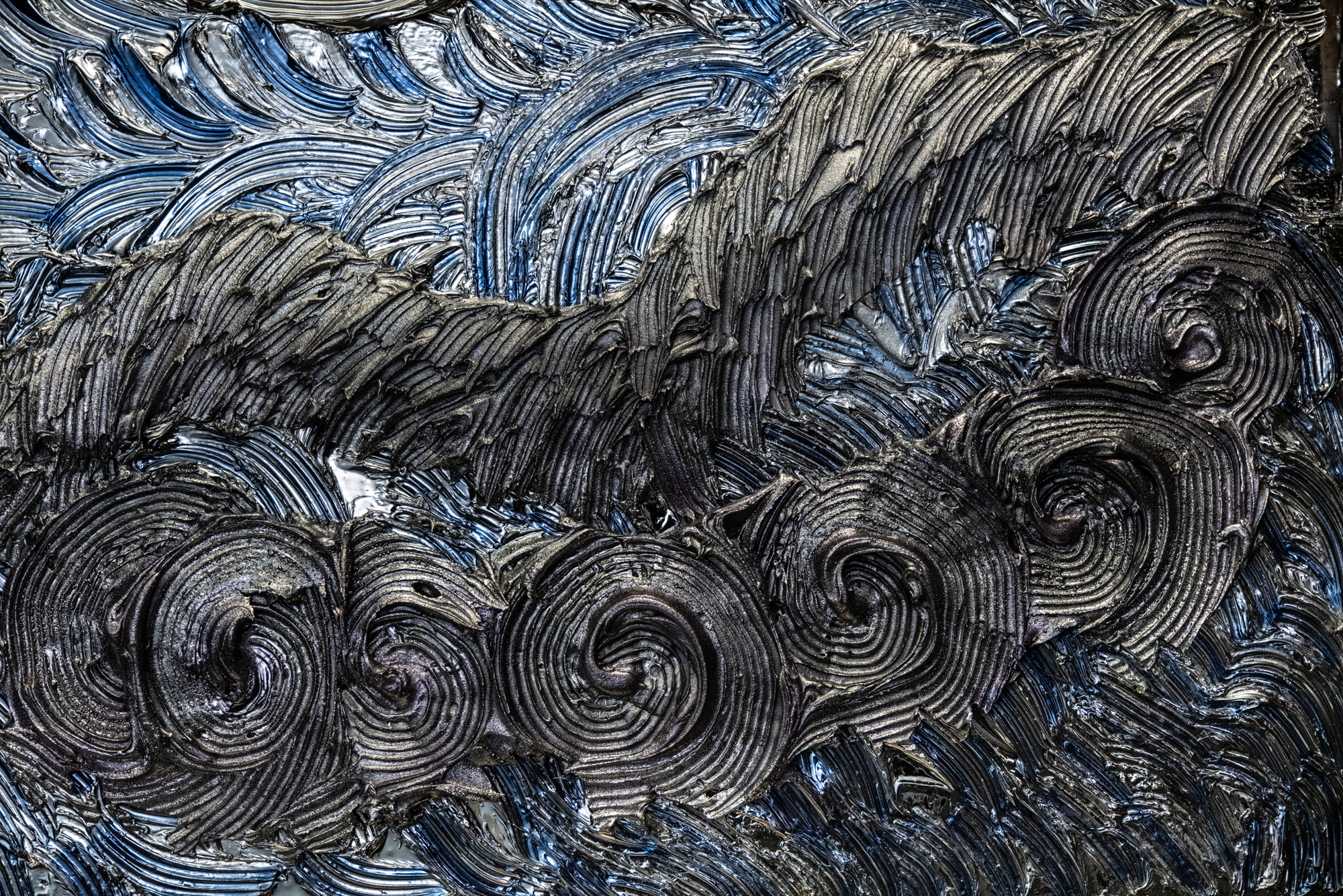 MANDALA / Starry Moonlit Night Dedicated to Van Gogh F30 | UNDULATION