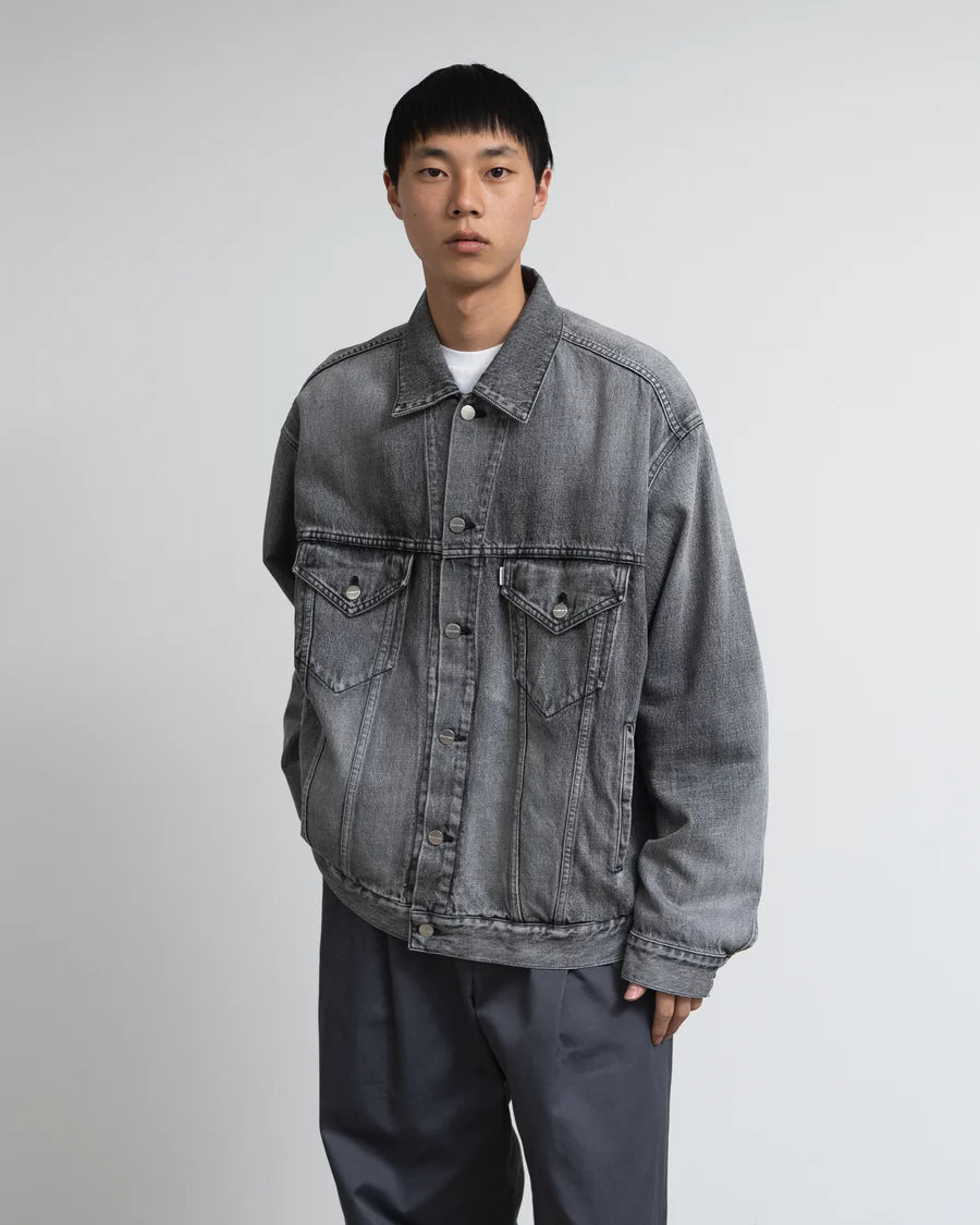 Graphpaper Selvage Denim Trucker Jacket - Light Fade – unexpected