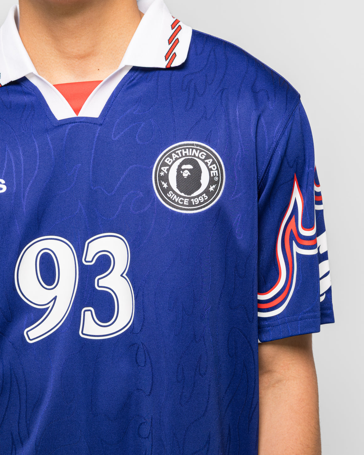 adidas - SSL Flame Jersey x BAPE - Japan Blue | UP THERE