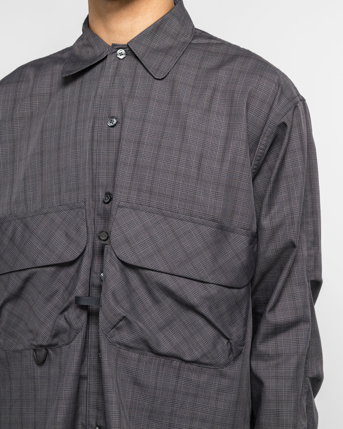 Daiwa Pier39 - Tech Sports Open Collar Shirt L/S - Nova Check