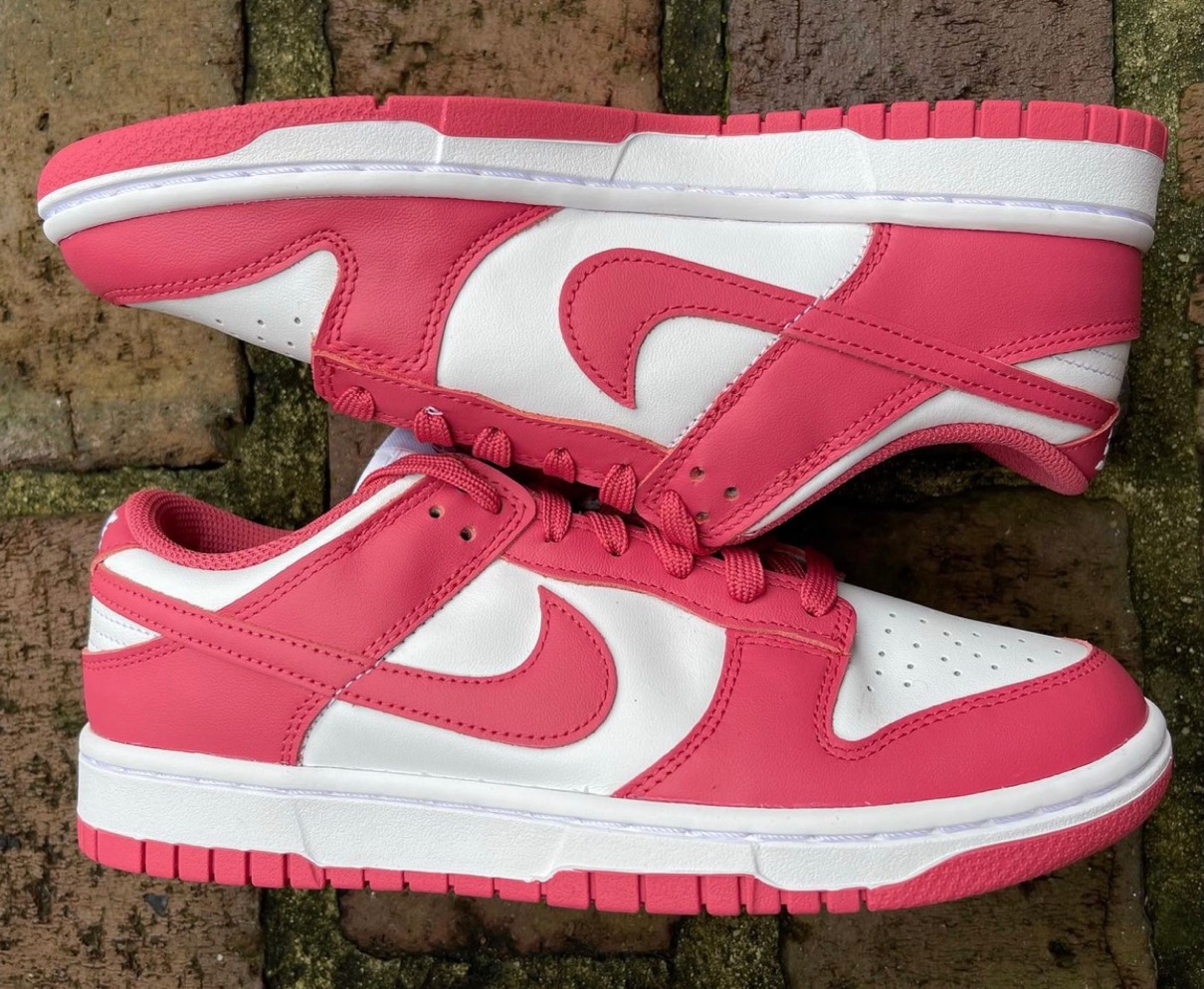 Nike】Wmns Dunk Low “White/Archeo Pink”が国内10月8日〜10月15日に