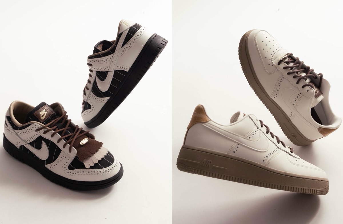 Nike Wmns Air Force 1 & Dunk Low LX “Brogue” Packが国内11月15日