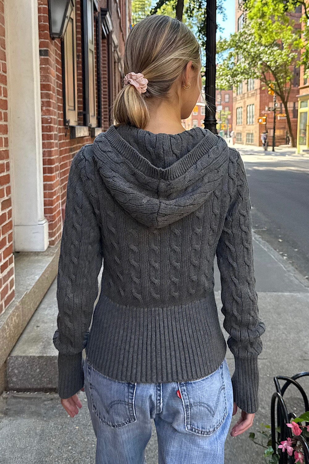Brandy Melville Aura Cable Knit Cardigan | Pacific City