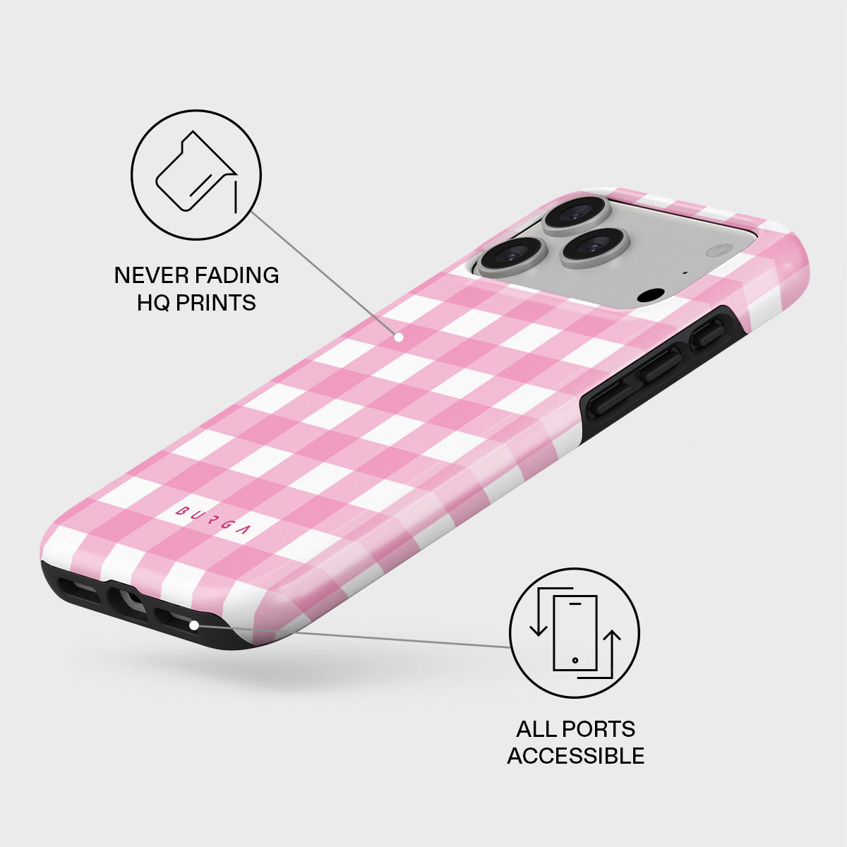 Think Pink - iPhone 17 Pro Max Case | BURGA