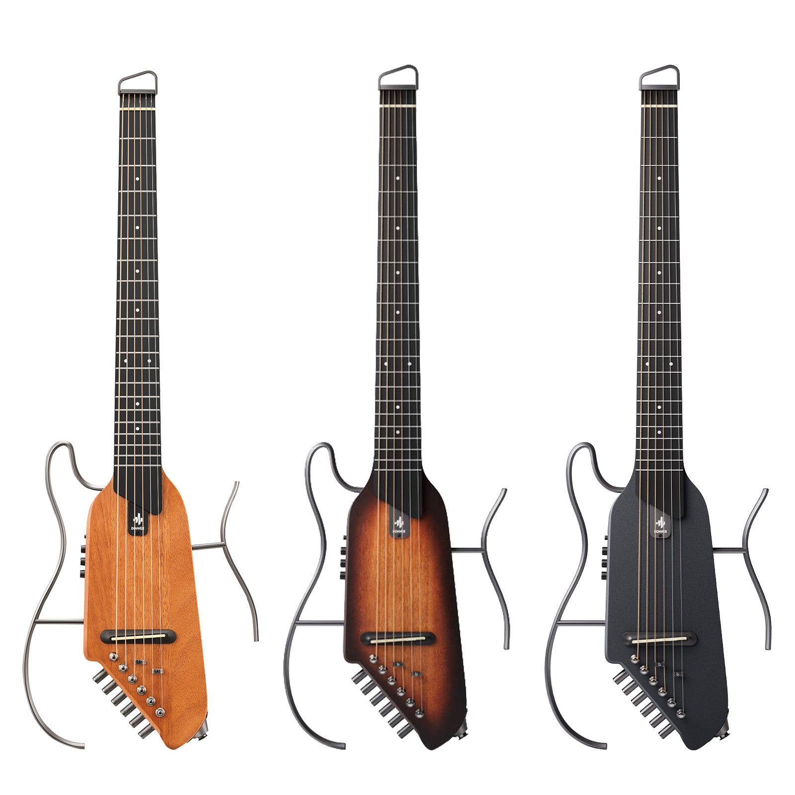 HUSH-I Acoustic-Electric Guitar Kit for Travel Silent Practice Donner