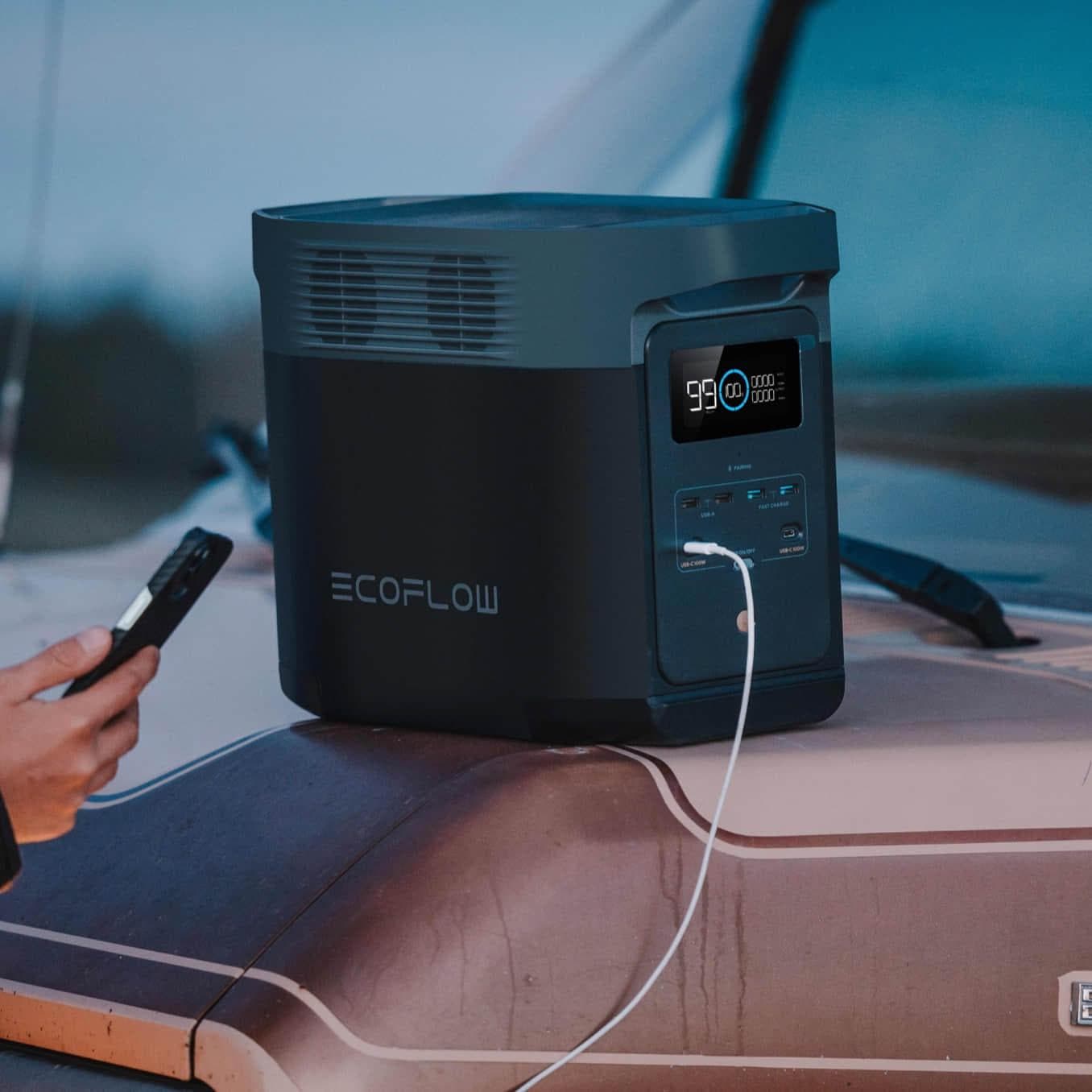 EcoFlow DELTA 2 + DELTA 2 Smart Extra Battery + 2 x 110W Solar Panel