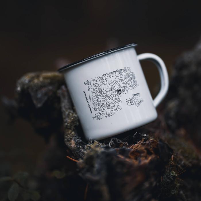 Helle Map Enamel Cup – Helle Norway USA