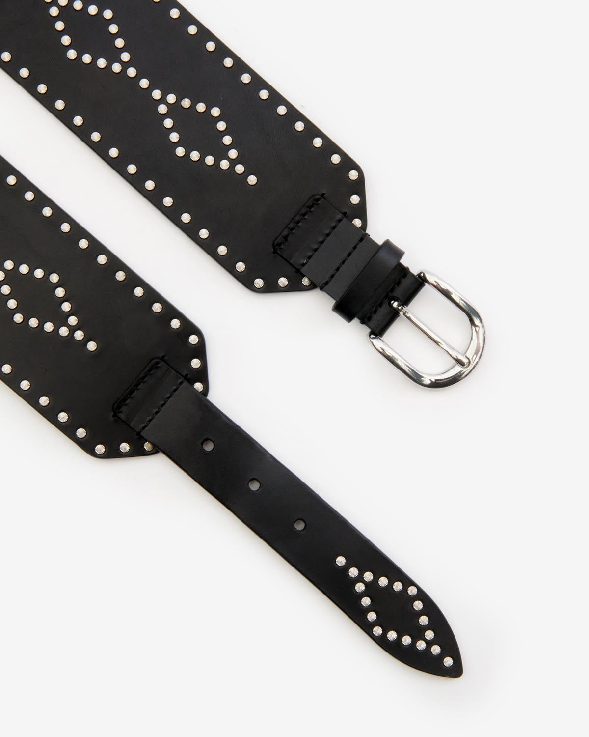 Lucie belt Woman black and silver | ISABEL MARANT Official online