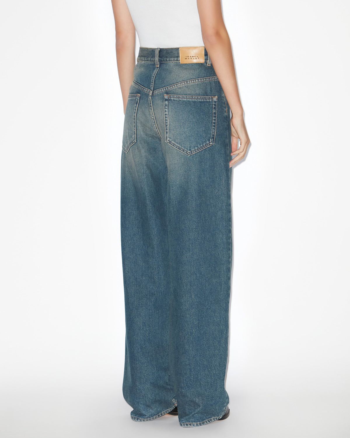 JOANNY PANTS Woman blue | ISABEL MARANT Official online store