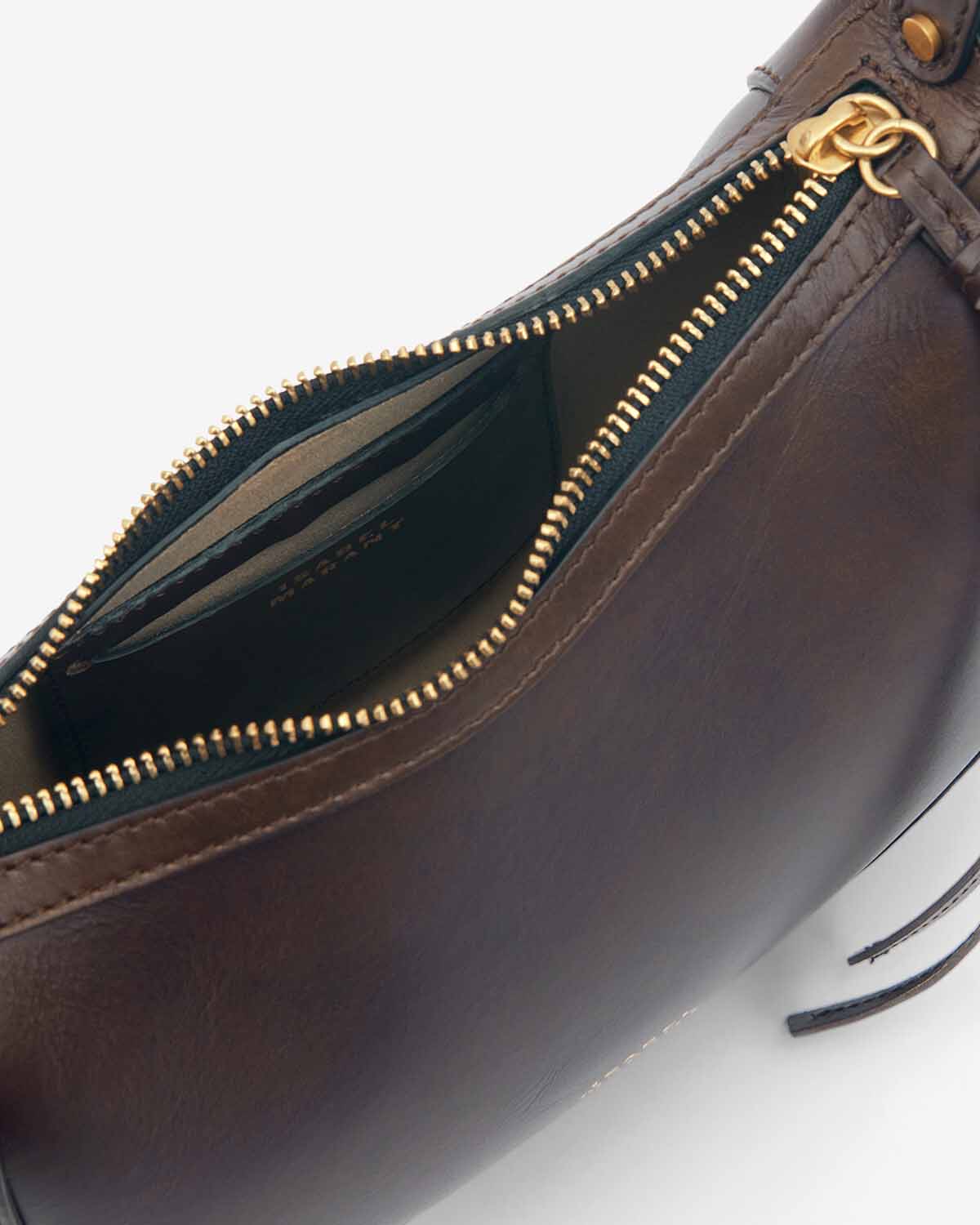 OSKAN MOON BAG Woman Chocolate | ISABEL MARANT Official online store