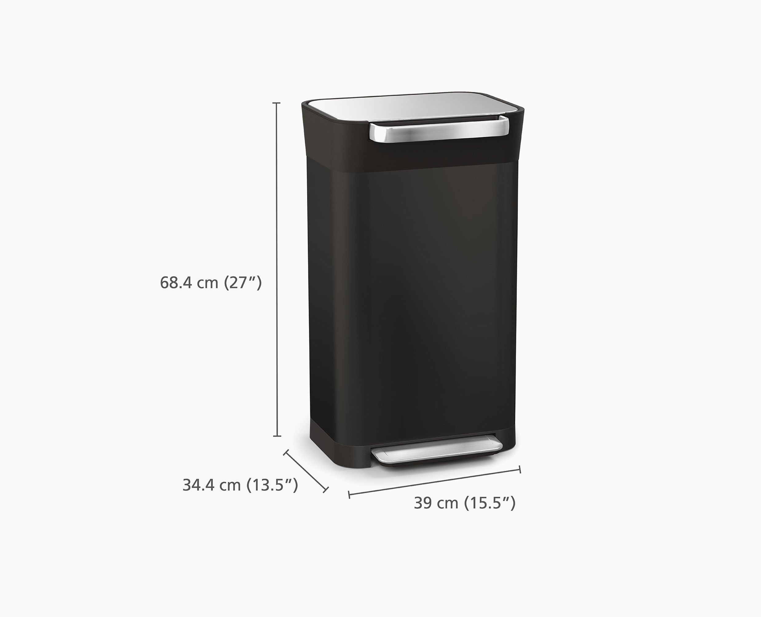 Titan 30L Trash Compactor (Black) | Joseph Joseph US