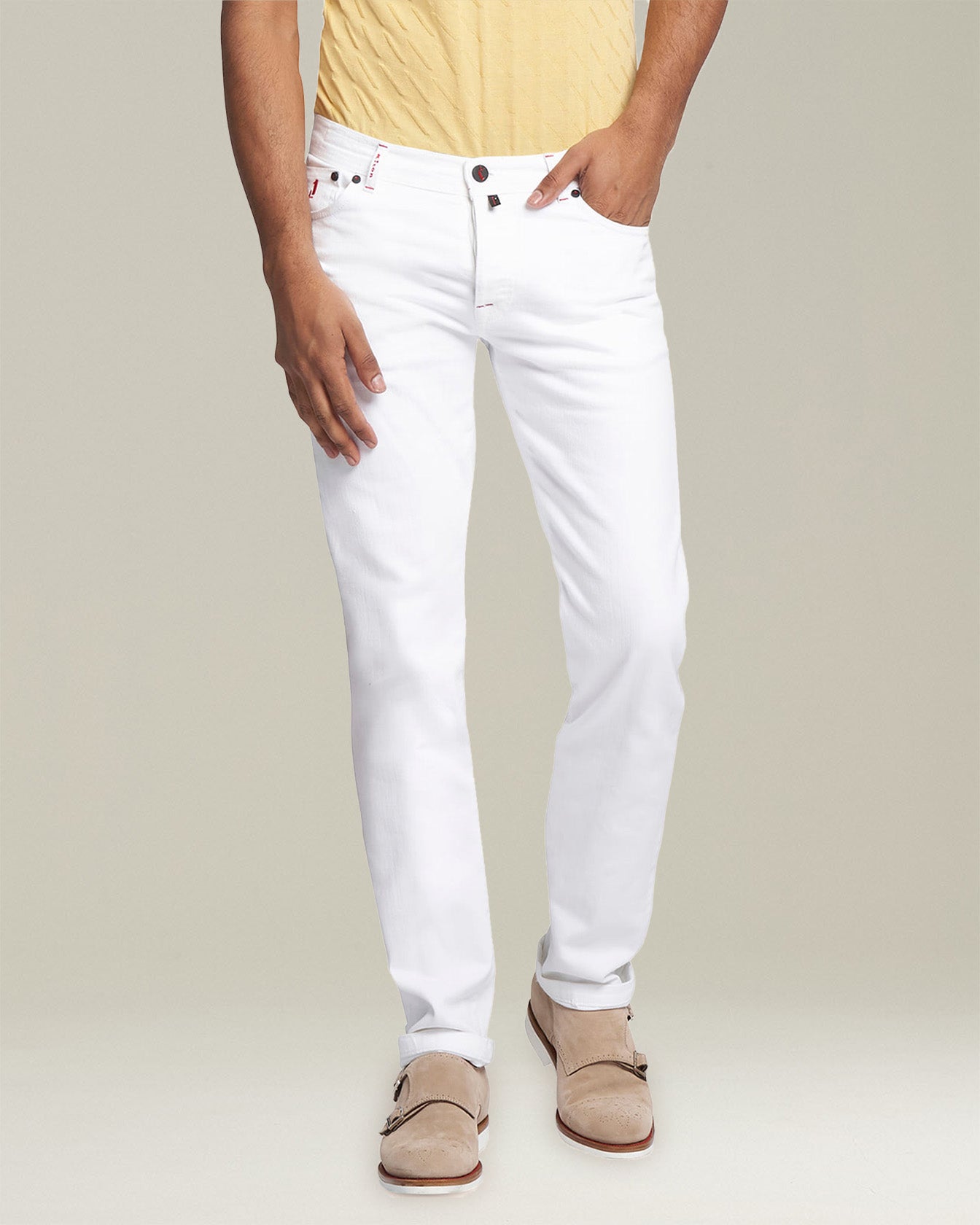 Trousers Cotton White | Kiton