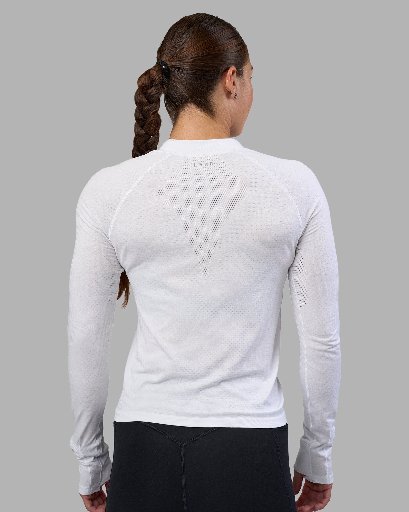 AeroFLX+ Long Sleeve Half Zip - White | LSKD – LSKD US
