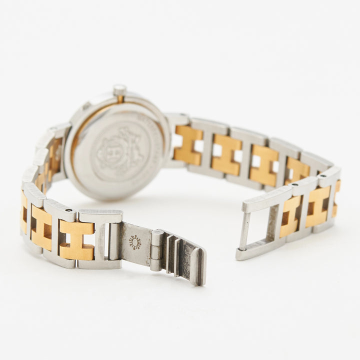 HERMES/エルメス】クリッパー レディース時計 シルバー×ゴールド