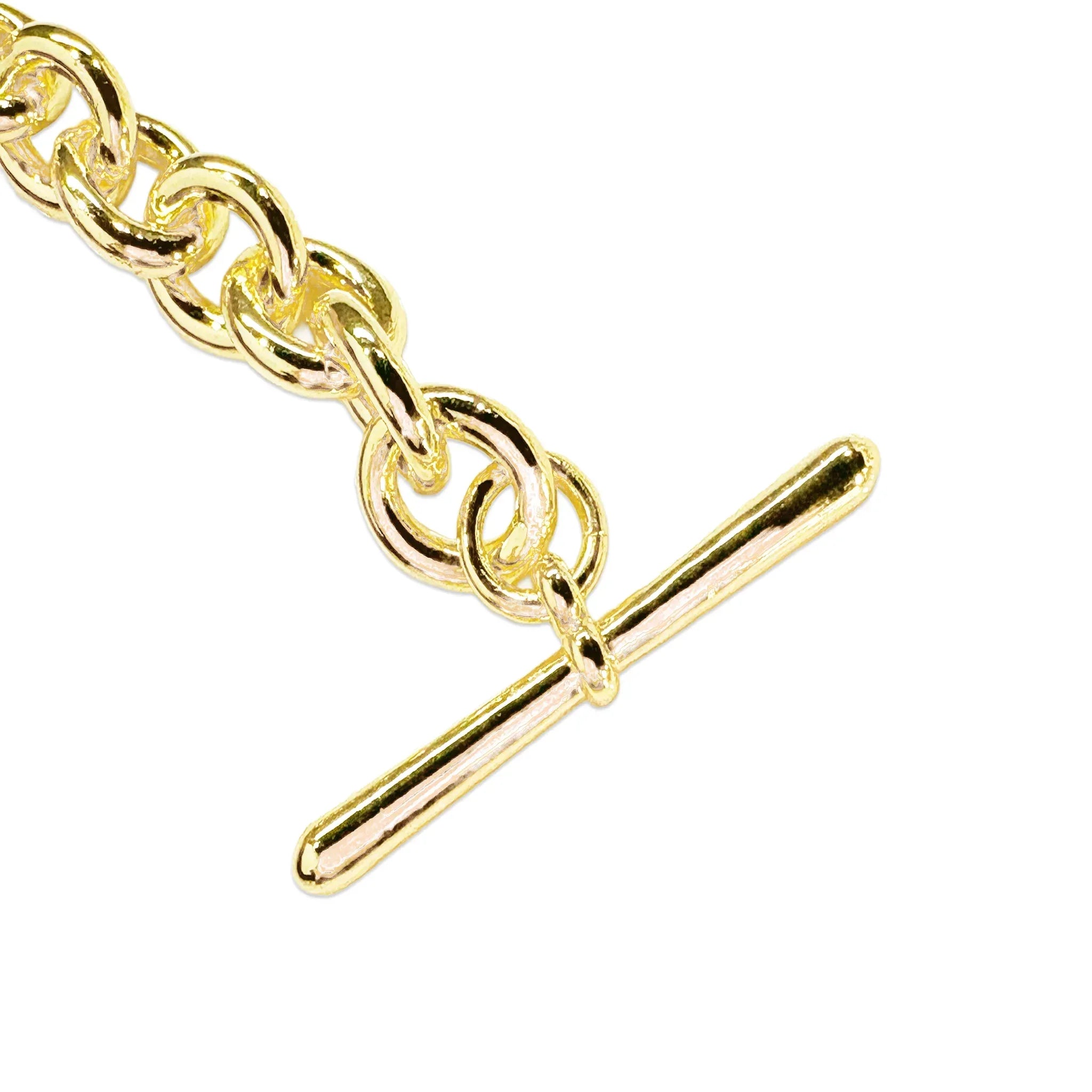 BASICKS(ベイシックス)商品ページ - Heart Link Flow Bracelet - Gold
