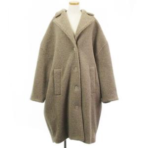 S32AA0190 20AW オーバーサイズコクーンコート 38 グリーン（2024/06