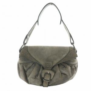 ワンショルダーバッグ スエード グレー（2025/04/15買取） - LOEWE