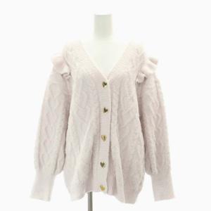 DU FOND DU COEUR Lotus 21SS スフレアランショールカーディガン