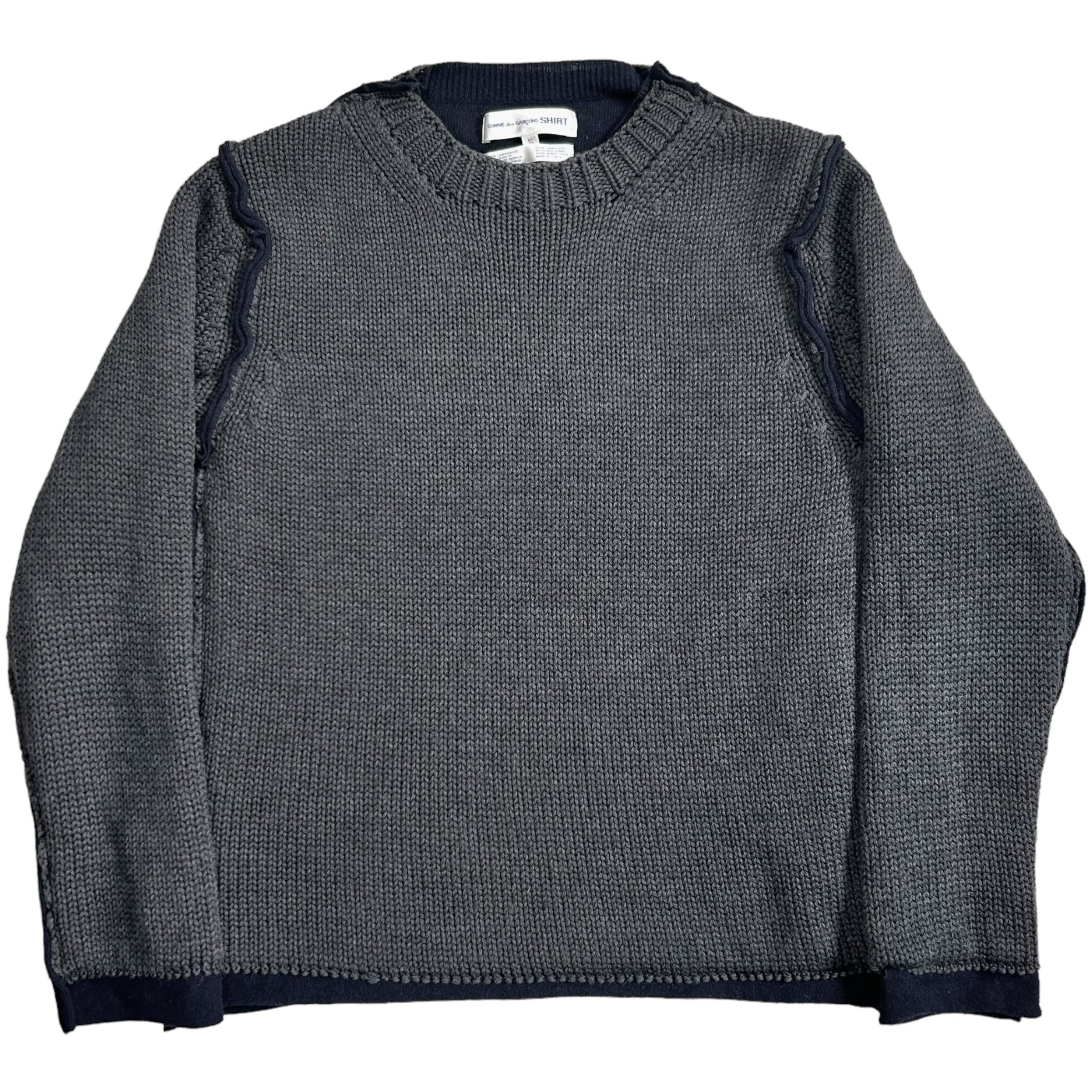 トップス COMME des GARCONS knit asymmetry archive Comme des