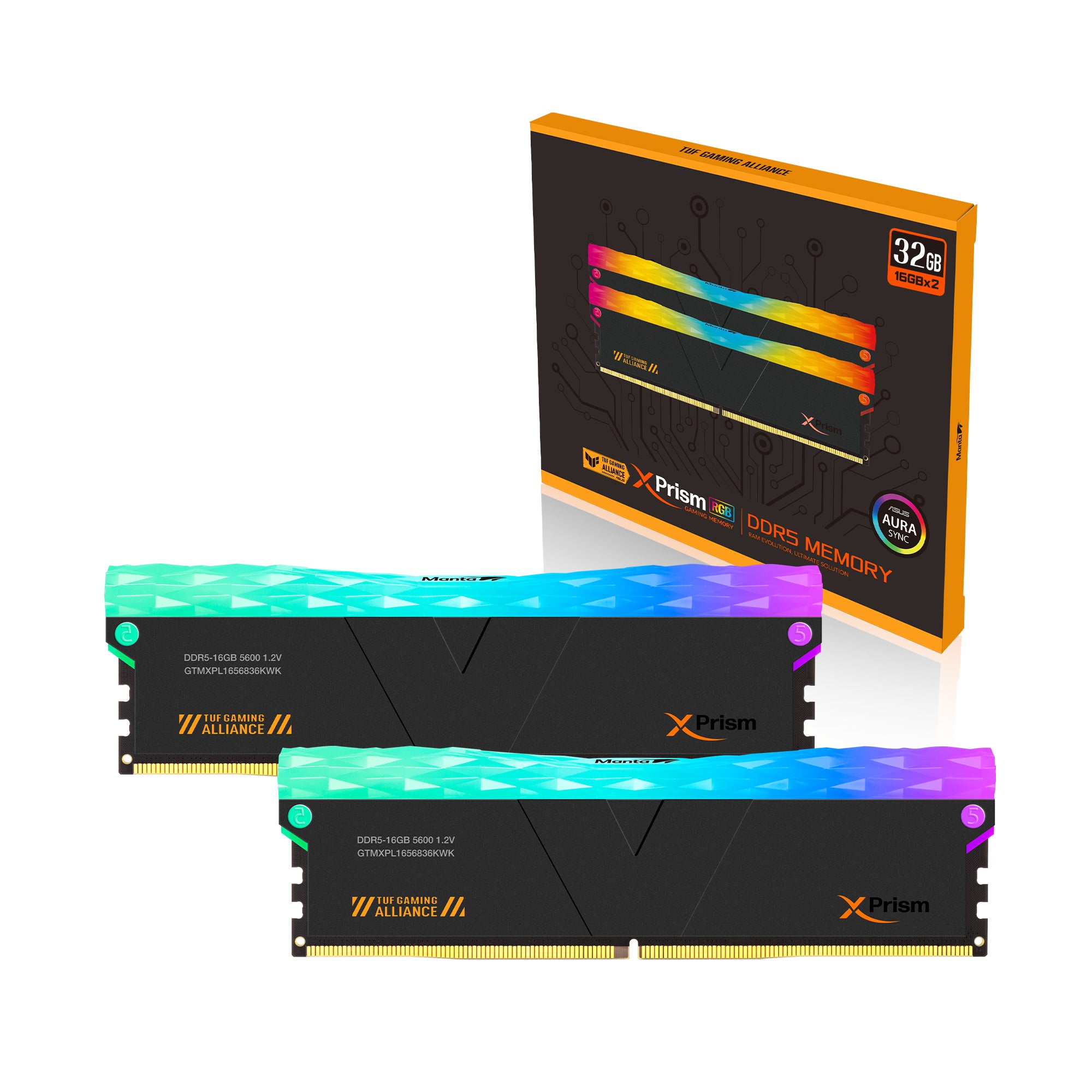 DDR5 | TUF ゲーミング アライアンス | [マンタ] XPrism RGB | ゲーム
