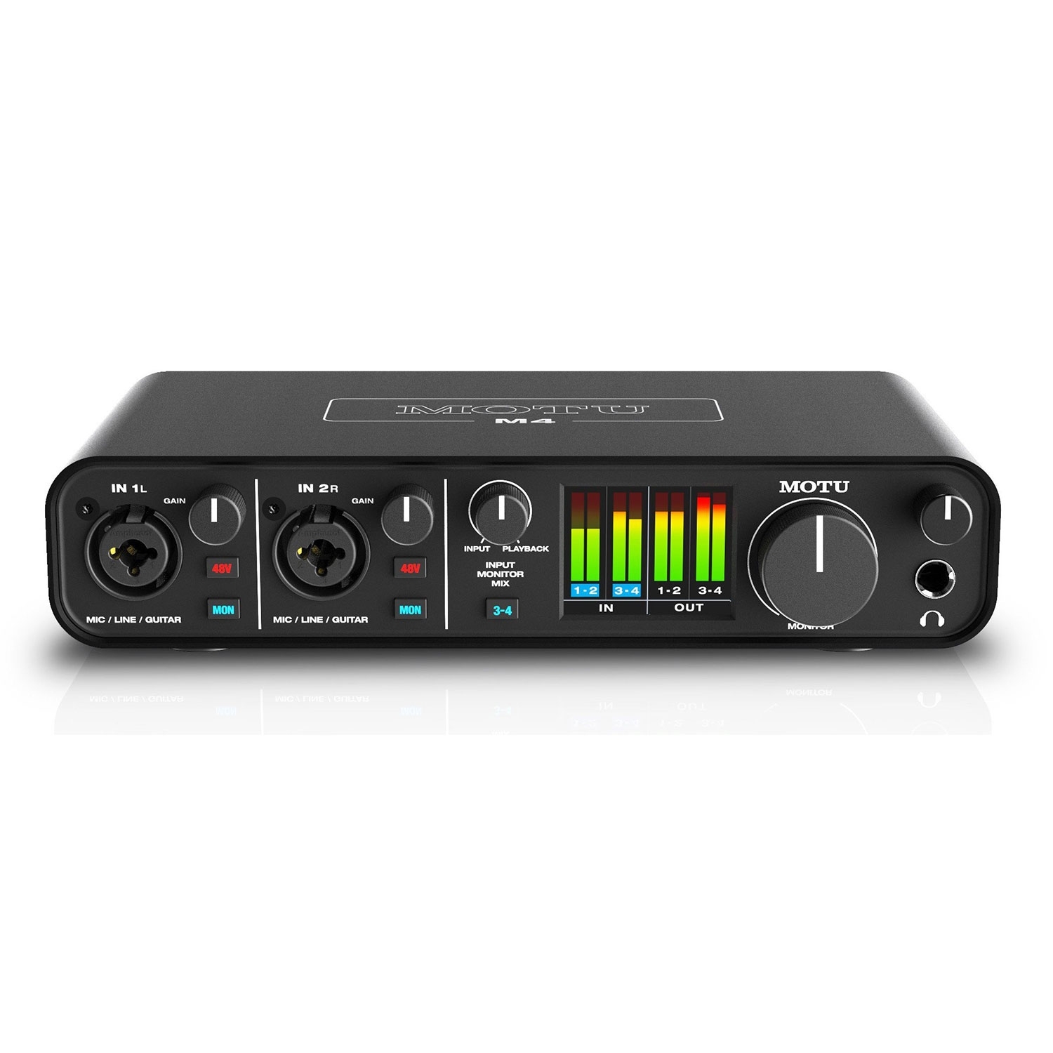 MOTU M4 4x4 USB-C Thunderbolt 3 Audio Interface - Vintage King