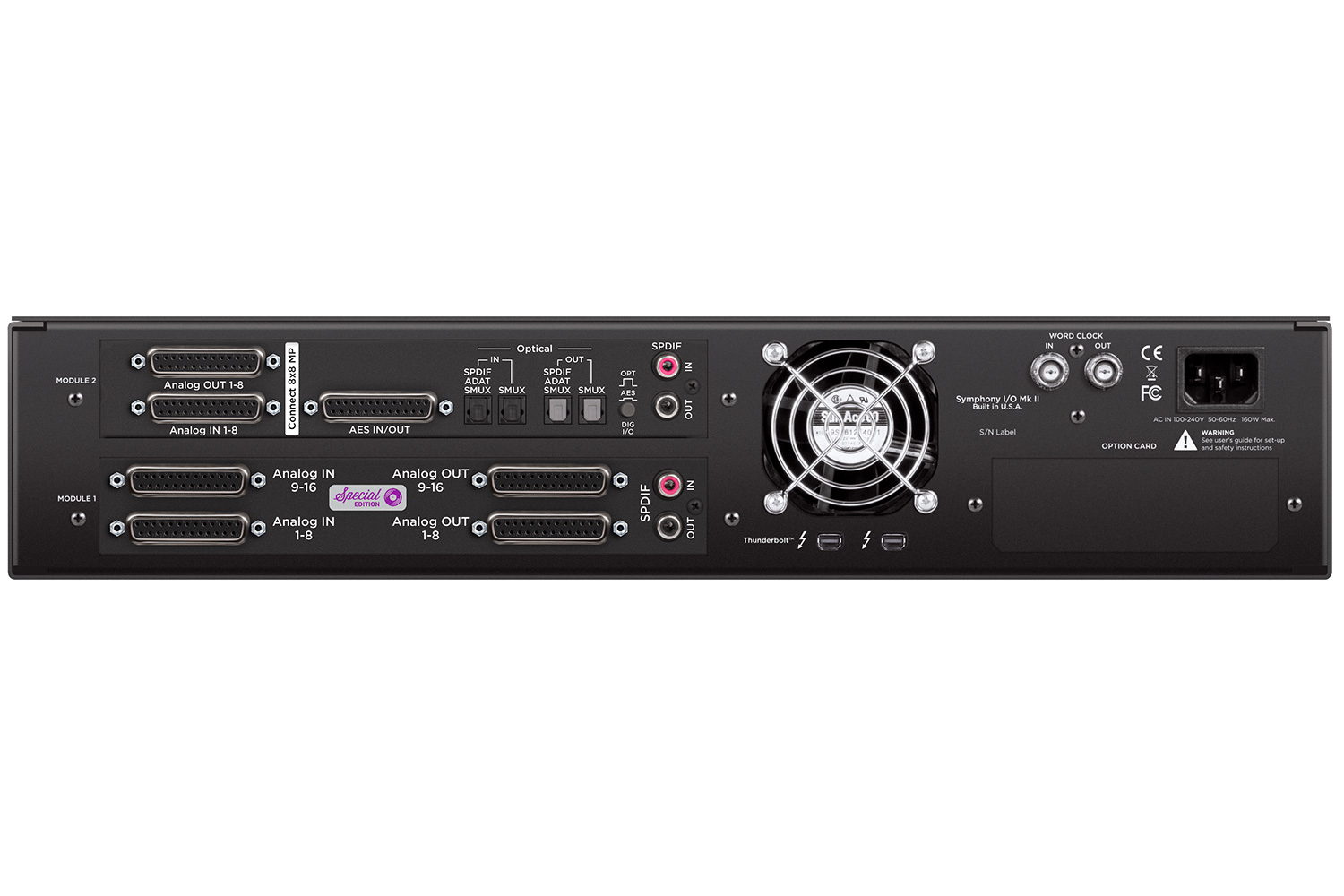 Apogee Symphony I/O Mk II Thunderbolt Interface with 8x8+8MP and