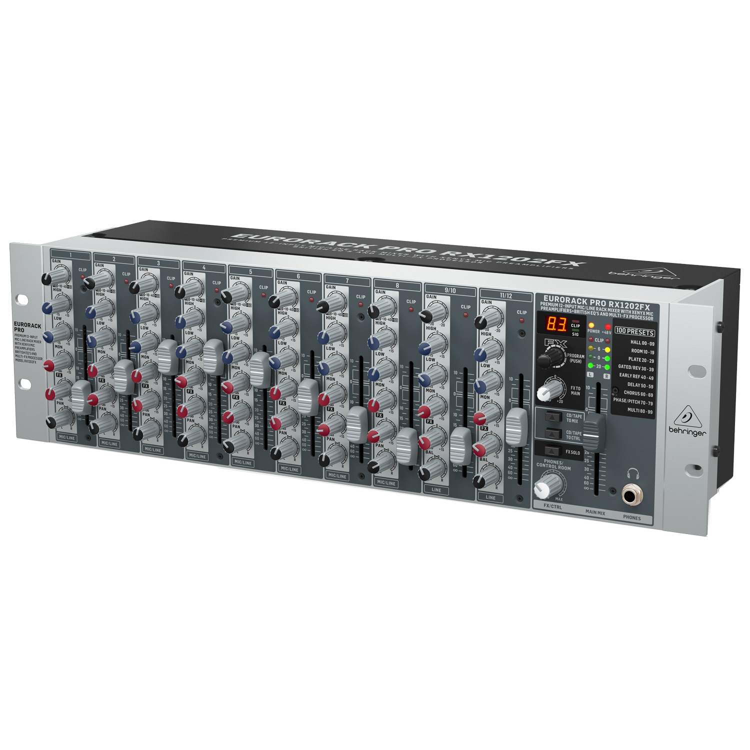 Behringer RX1202FX Rack-Mount Mixer with Effects - Vintage King